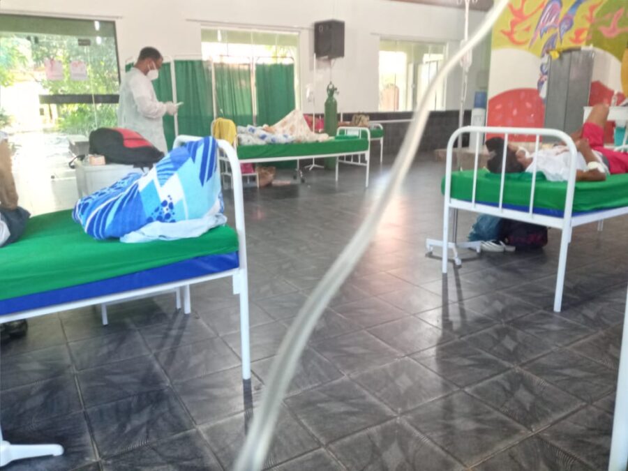 Covid-19: Hospital de Campanha de Sena está com todos os leitos lotados nesta quarta (17)