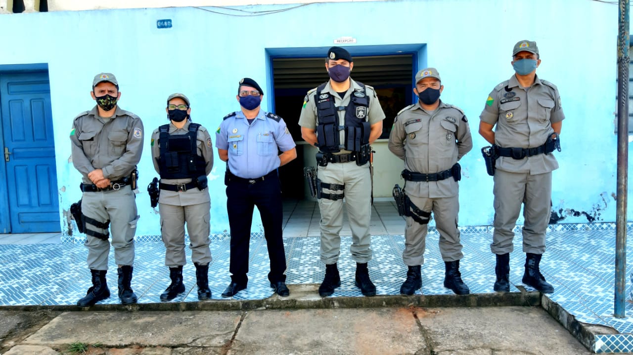Comandante Geral da Polícia Militar do Acre vem à Sena e faz balanço do combate a criminalidade e ações de prevenção ao Covid-19