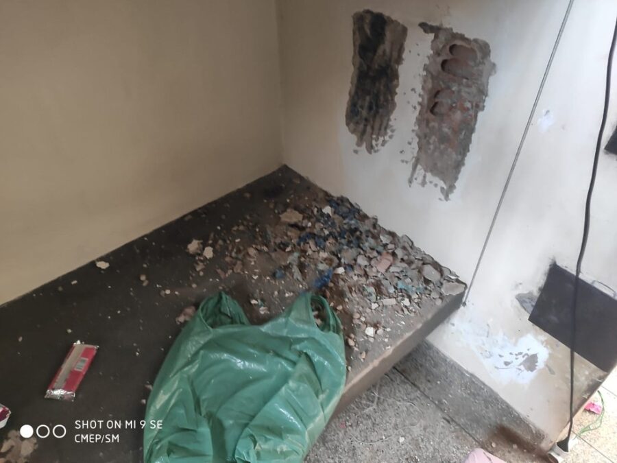 Durante revista, policiais encontram dois buracos em cela de presídio de Sena Madureira