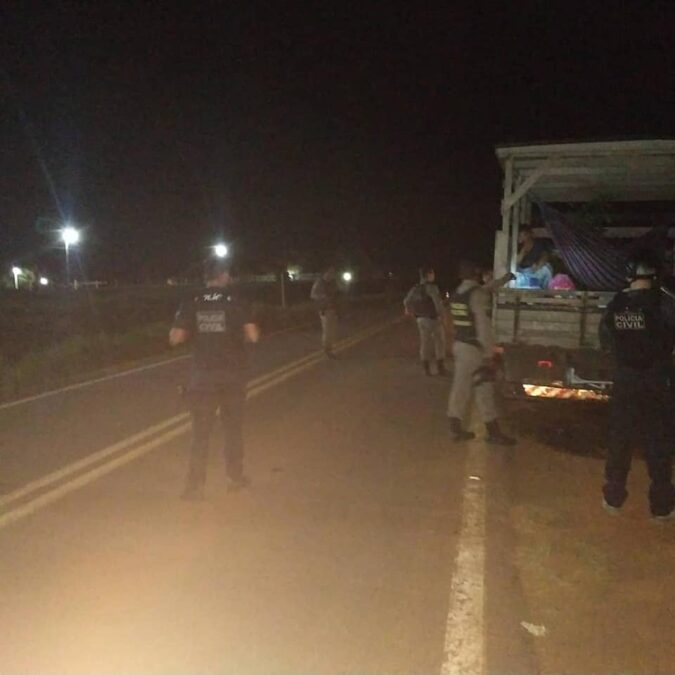 Polícia Militar realiza operação integrada mais a Polícia Civil na BR-364 entre Sena Madureira e Rio Branco.