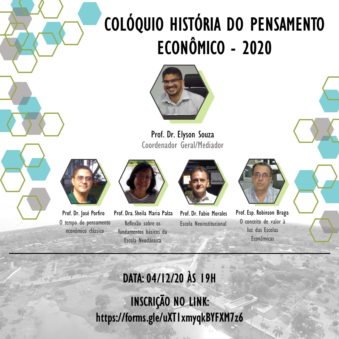 SENA: Inscrição para o Colóquio História do Pensamento Econômico – 2020