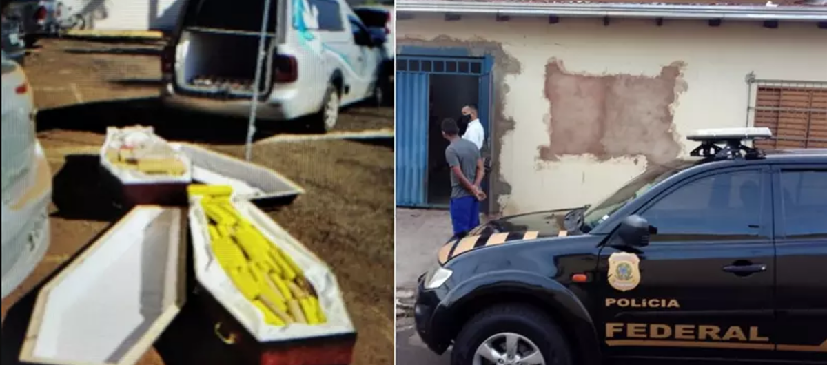 Polícia Federal encontra drogas dentro de caixões com ‘vítimas de Covid-19’