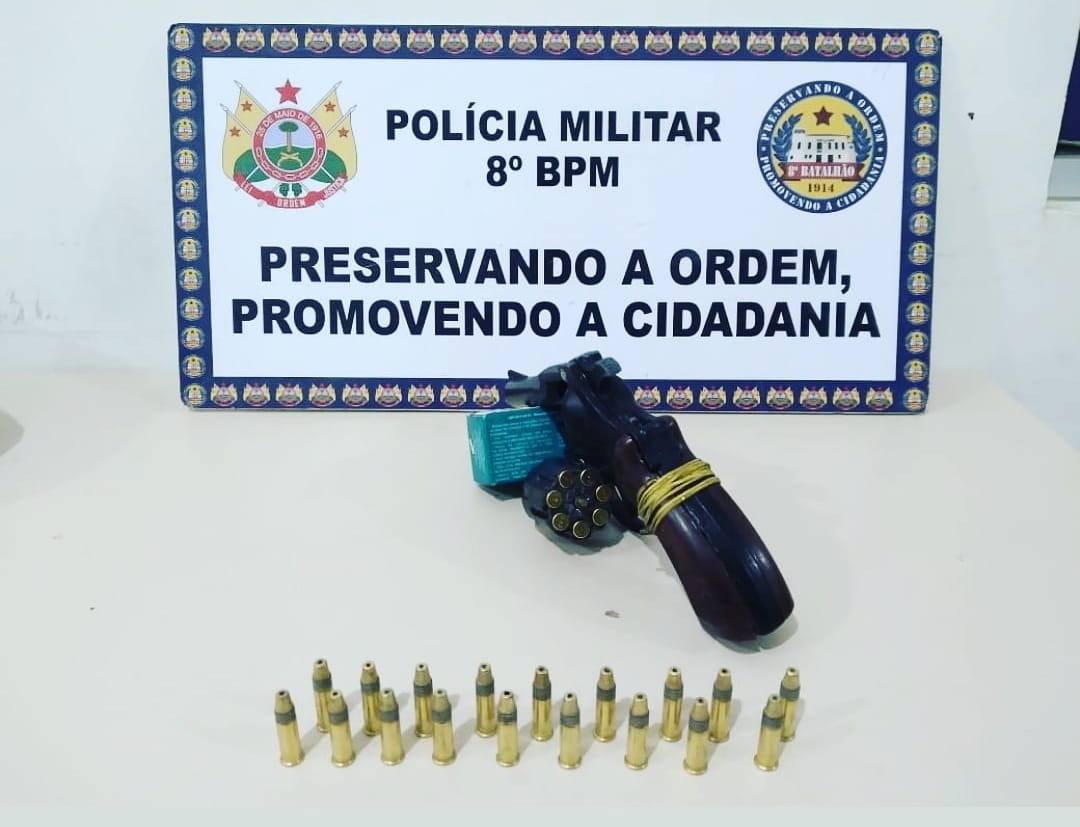 Polícia Militar apreende arma de fogo, ao longo da BR-364 no trecho entre Sena Madureira a Rio Branco