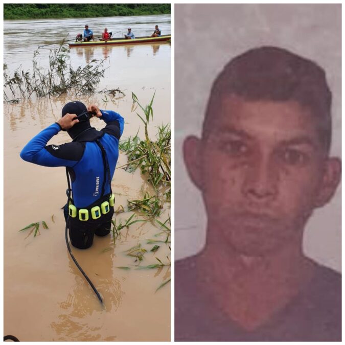 Bombeiros encerram buscas por jovem de 22 anos desaparecido no rio Purus em Sena Madureira após canoa alagar