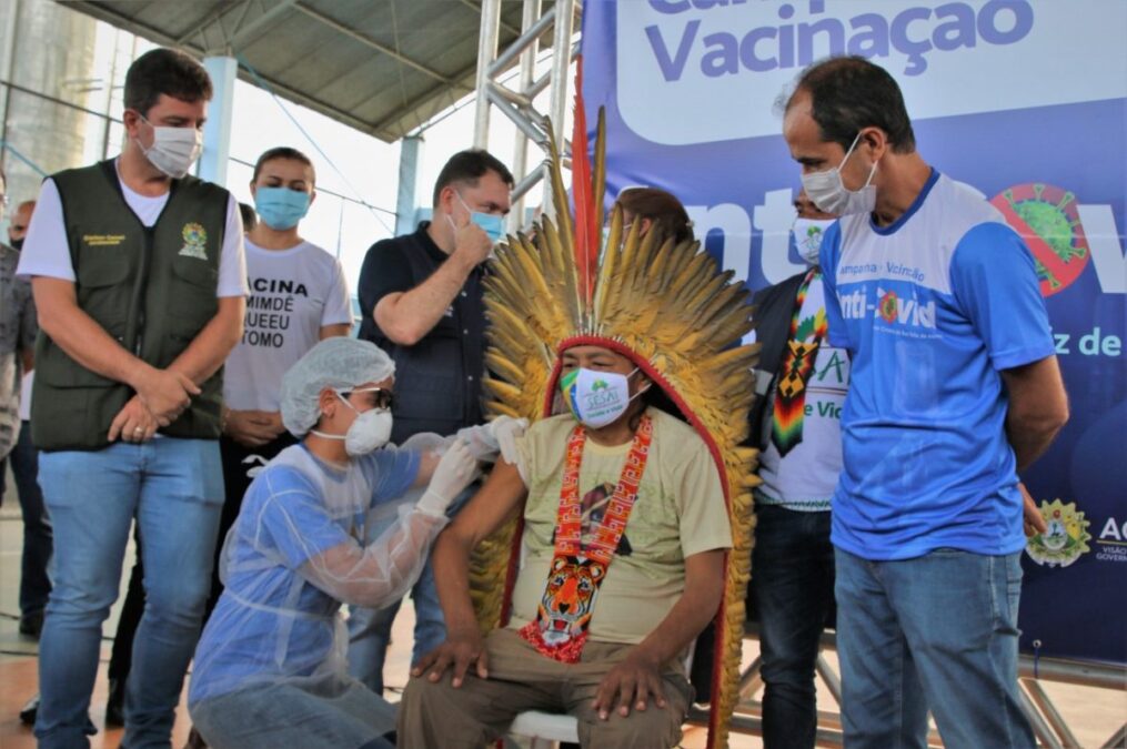 Morre o primeiro indígena vacinado contra Covid-19 no Acre