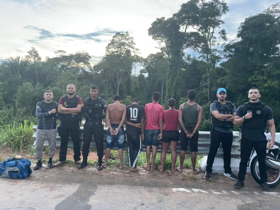 Força de segurança prende jovens acusados de realizarem assaltos em comércios de Feijó