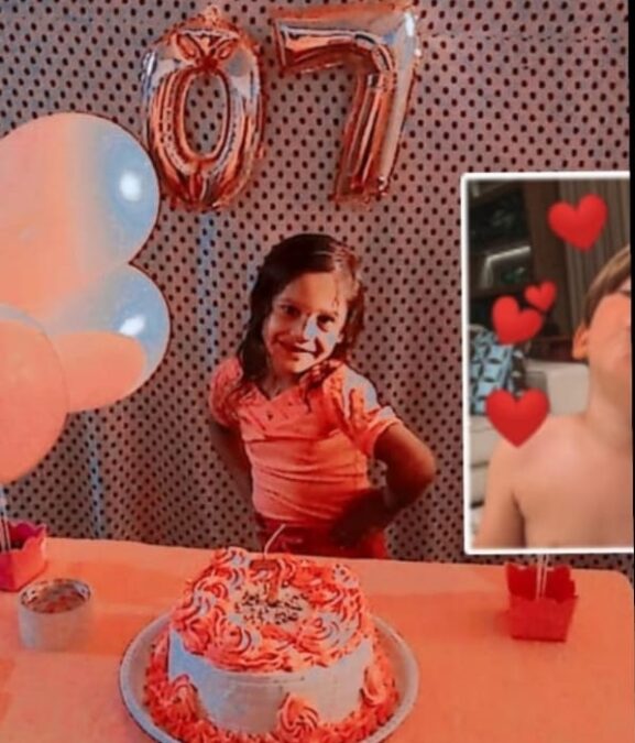Garotinha atingida pela enchente pede, ganha bolo e comemora aniversário em abrigo em Sena Madureira