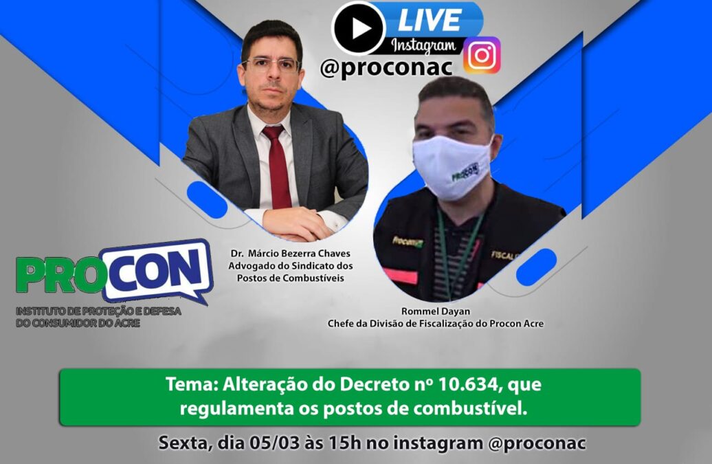 Procon fará transmissão ao vivo sobre preços dos combustíveis