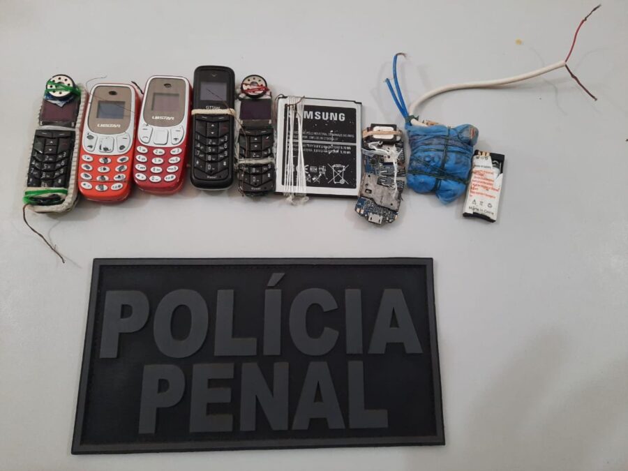 Policiais penais realizam operação e apreendem seis celulares e carregadores no presídio de Sena Madureira