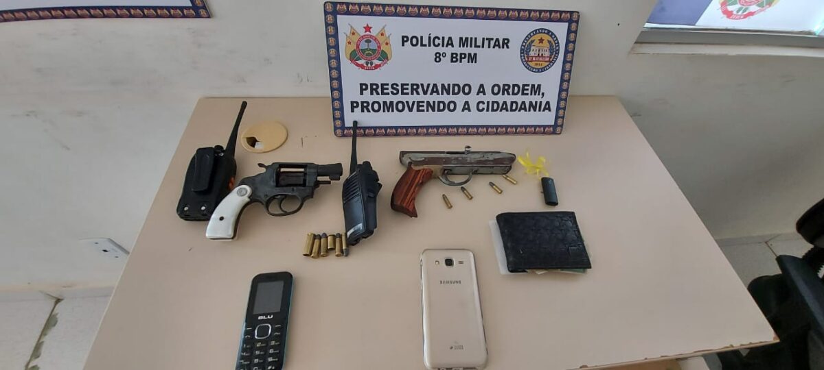 Polícia Militar de Sena Madureira realiza a apreensão de duas armas de fogo nos Bairros Ana Vieira e 2°Distrito.