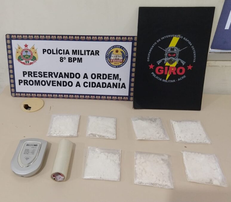 Polícia Militar de Sena Madureira realiza apreensão de droga em beco do Bairro do Bosque
