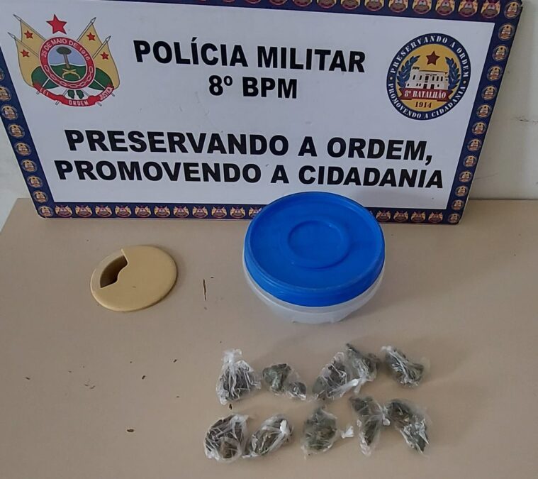 Polícia Militar de Sena Madureira apreende entorpecente no Bairro Ana Vieira