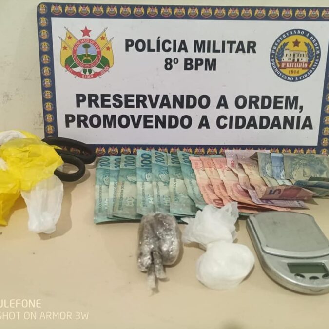 Polícia Militar apreende entorpecente no Bairro 2º Distrito em Sena Madureira