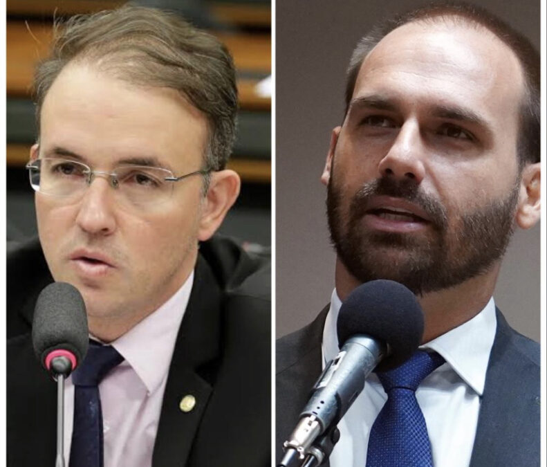 Vídeo: Assessoria diz que Léo de Brito foi agredido por Eduardo Bolsonaro em discussão na CFFC da câmara; VEJA