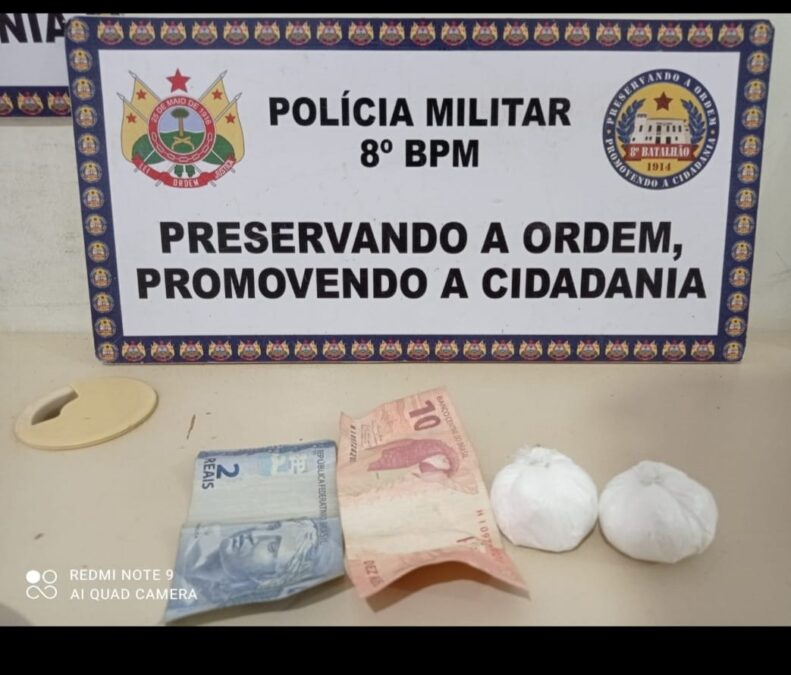 Polícia Militar de Sena Madureira apreende entorpecente no Bairro Ana Vieira