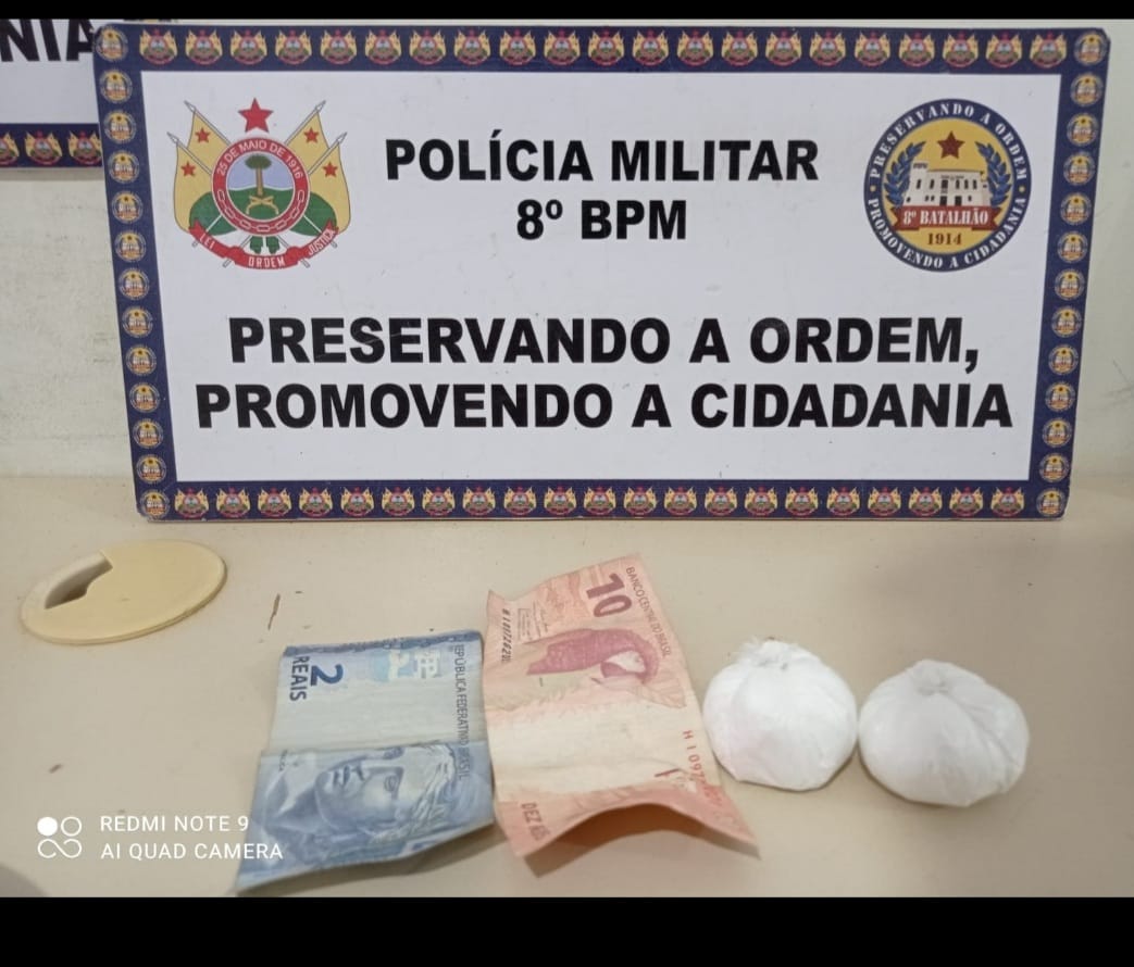 Polícia Militar de Sena Madureira apreende entorpecente no Bairro Ana Vieira