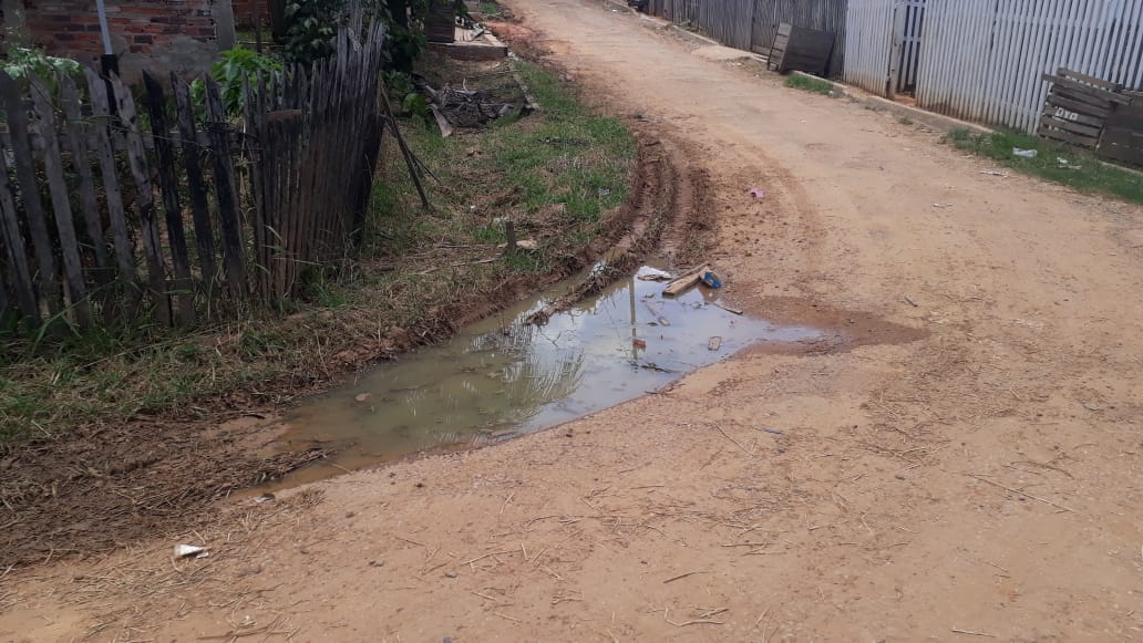 Moradores reclamam sobre condições de Rua no Jardim Primavera, em Sena