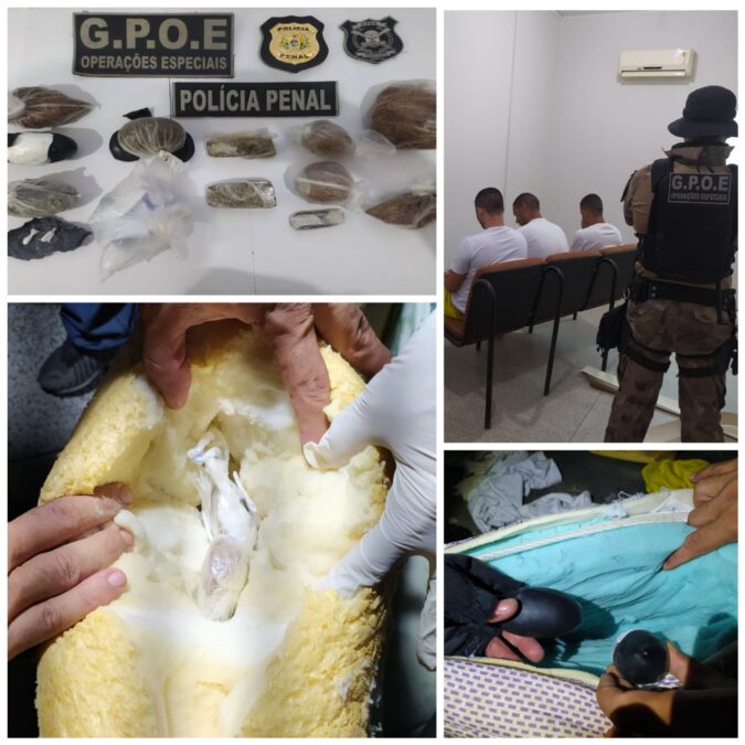 Polícia Penal de Cruzeiro do Sul apreende entorpecentes com presos em unidade prisional após visita familiar