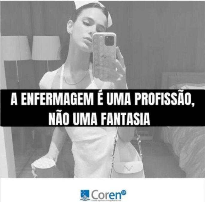 Conselho de enfermagem critica “fantasia” de Bruna Marquezine em festa: “Inadmissível”