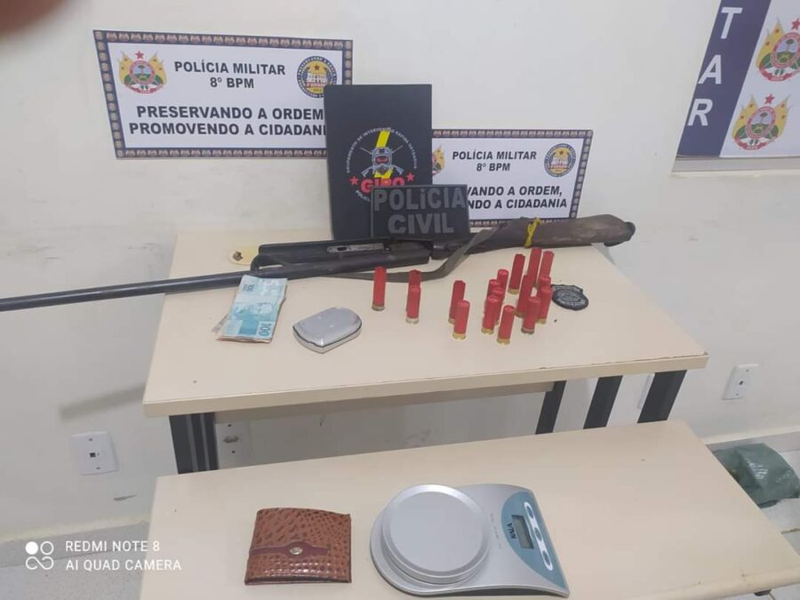 8° BPM e Polícia Civil em operação conjunta prende em flagrante delito o suspeito de homicídio em área rural de Sena Madureira