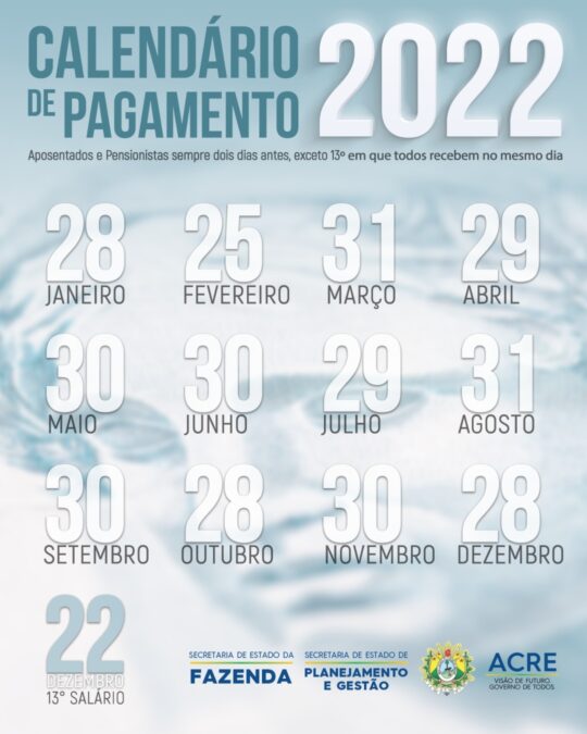 Governo realiza primeiro pagamento de 2022 aos servidores nesta sexta; veja calendário
