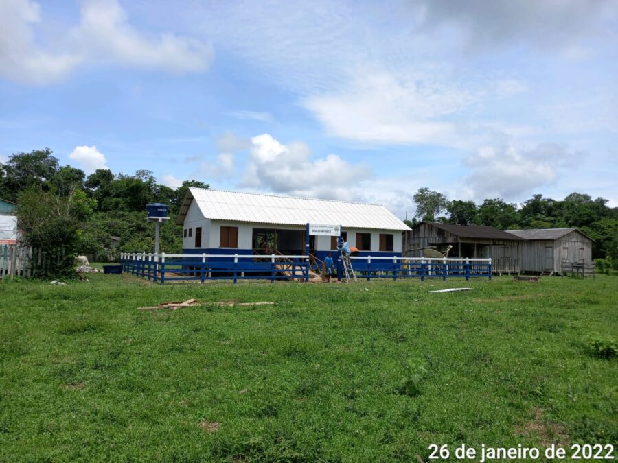 Governo do Acre termina reforma em mais uma Escola rural de Sena Madureira