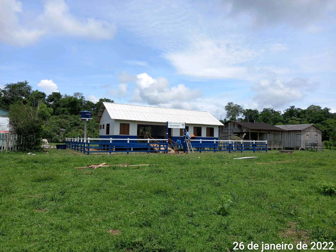 Governo do Acre termina reforma em mais uma Escola rural de Sena Madureira