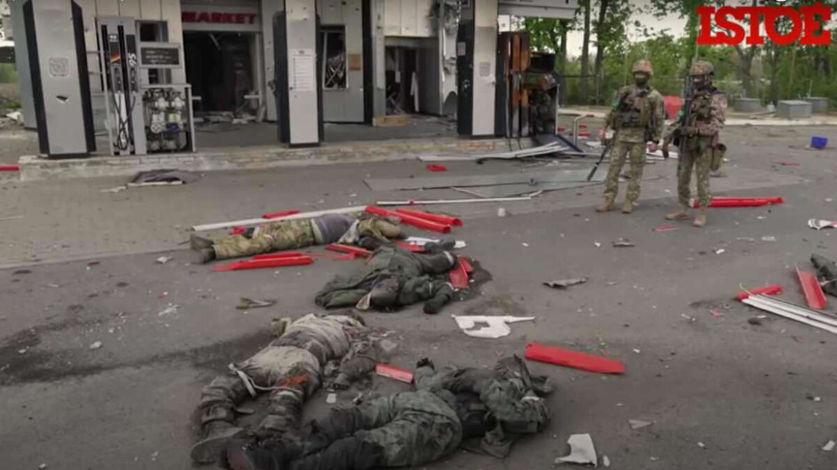 Vídeo: Imagens fortes mostram como Kharkiv virou necrotério a céu aberto