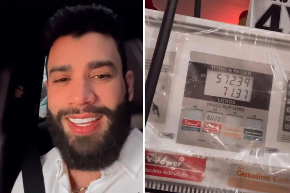 Gusttavo Lima desabafa sobre preço da gasolina: “Mais fácil andar a pé”