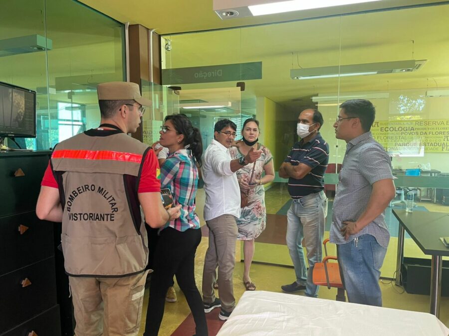 Órgãos do Estado se reúnem para tratar de reforma e manutenção da Biblioteca da Floresta