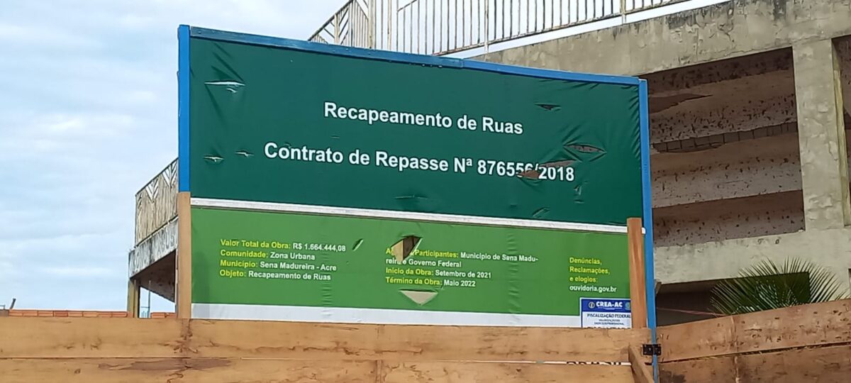 Moradores cobram prefeito Mazinho sobre obra inacabada de mais de 1 milhão e meio de reais