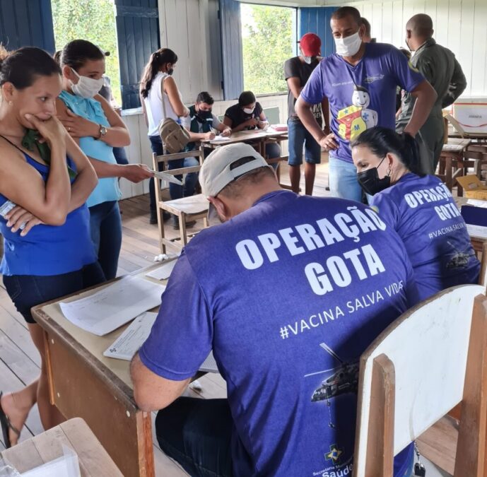 Operação Gota leva vacina a populações isoladas, ribeirinhos e povos indígenas do Acre