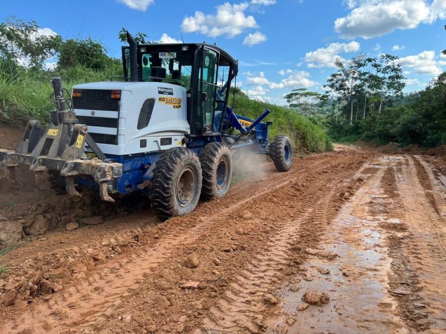 Em Tarauacá, Deracre inicia trabalhos no Ramal Rio Pardo e garante acesso de famílias ao programa Luz Para Todos