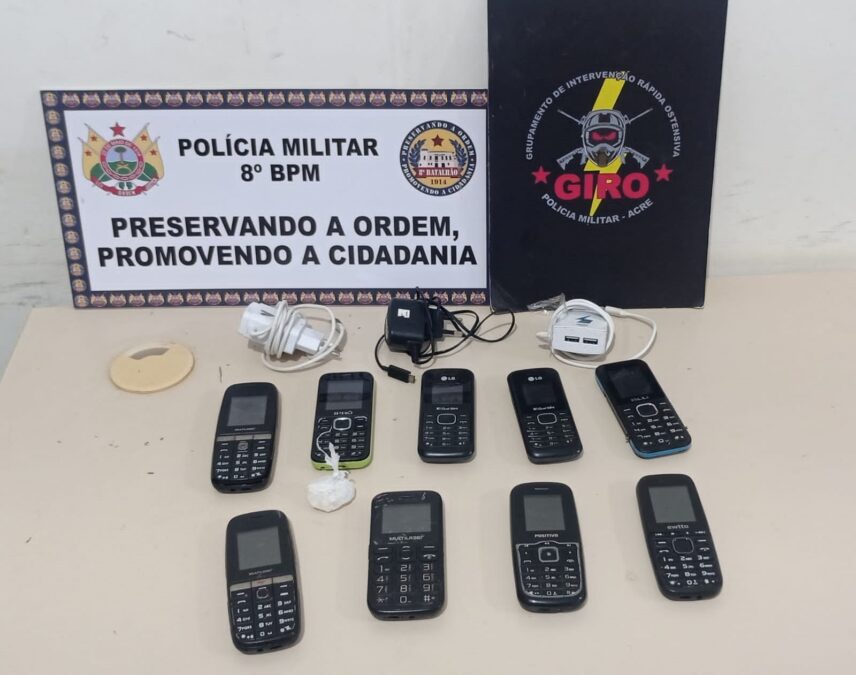 8° BPM prende em flagrante delito autor que iria arremessar celulares no Presídio Evaristo de Moraes