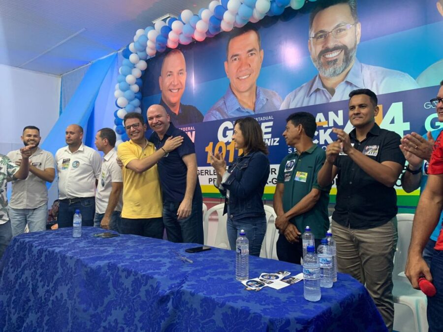 “Homem sério que trabalha muito pelo Acre”, diz Gladson ao lançar candidatura de Gerlen