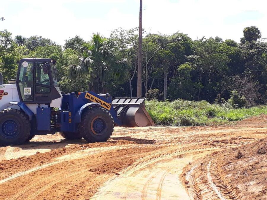 Deracre realiza melhorias no Ramal dos Paulinos em Rodrigues Alves