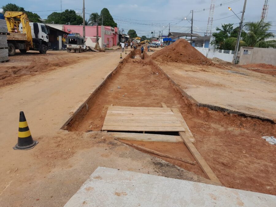 SENA: Em obras, trecho da Avenida Brasil está interditado