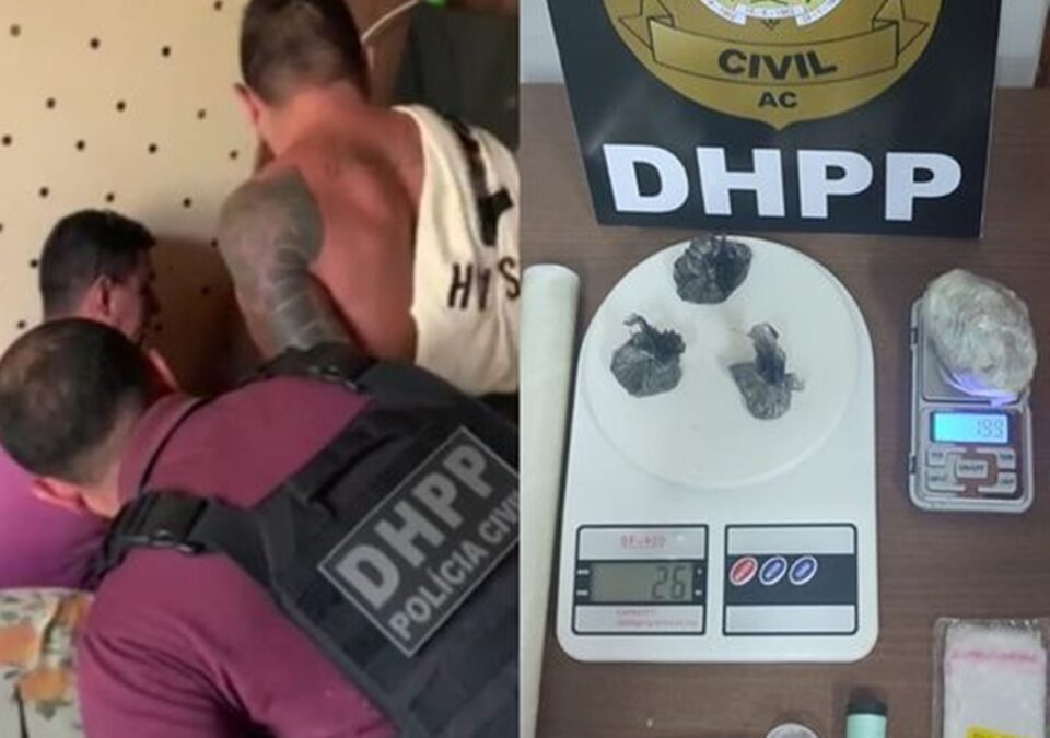 Policia Civil prende foragido da justiça investigado por homicídio em Rio Branco
