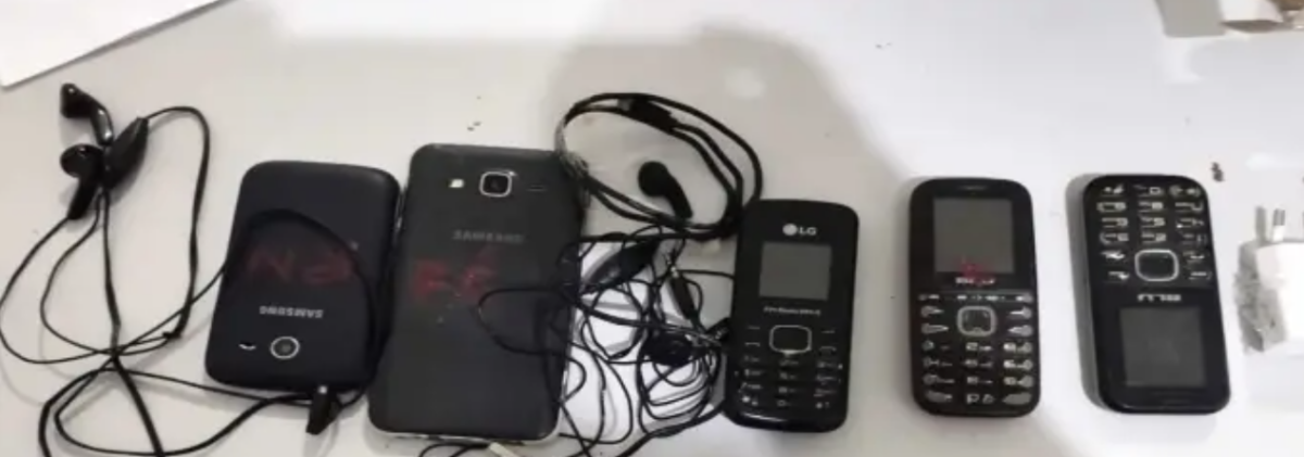 Polícia Penal apreende novamente remessa de celulares no presídio Evaristo de Moraes