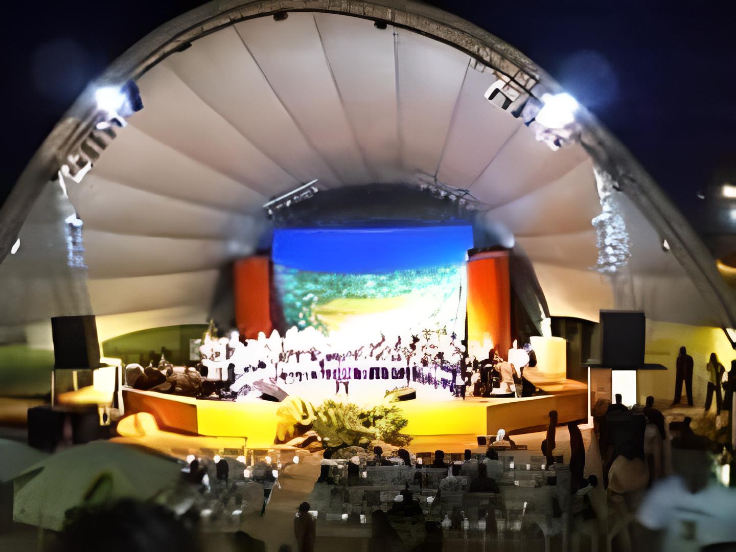 Concha Acústica de Sena que já foi palco de grandes eventos simplismente desapareceu