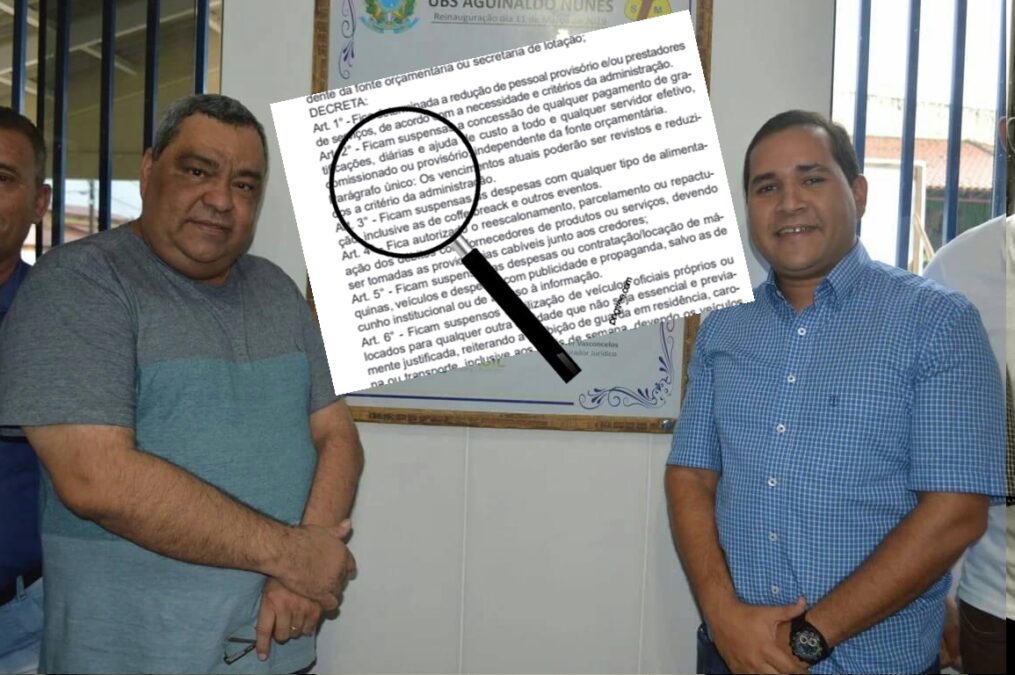 Contrariando o próprio decreto, prefeito Mazinho vai pagar em 4 dias R$ 7.200 de diárias a Secretário de Assistência Social em Brasília