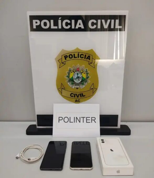 No Acre, polícia recupera celulares de última geração roubados da Americanas