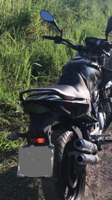 8º BPM recupera motocicleta furtada.