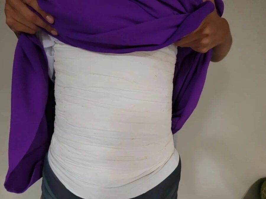 Grávida é presa no aeroporto internacional com 3 kg de skunk no corpo