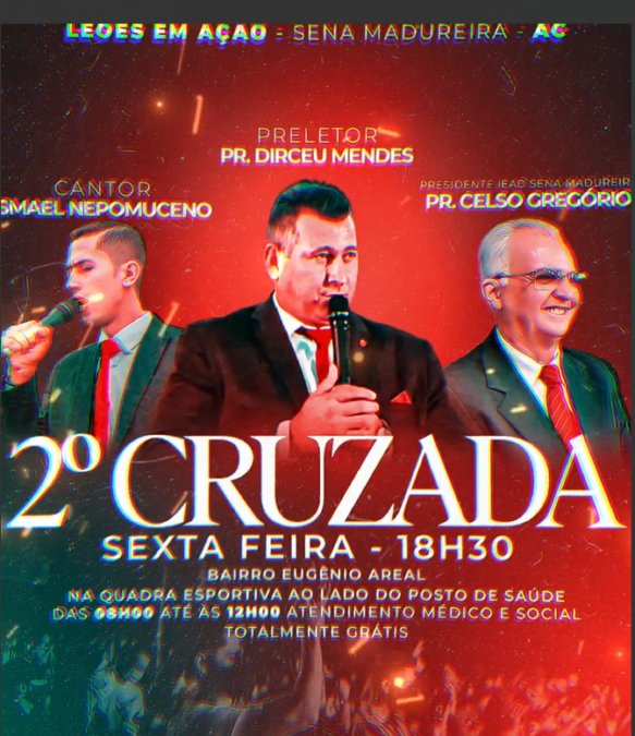Igreja Assembleia de Deus realiza ação social em Sena, oferecendo serviços gratuitos de saúde e bem-estar