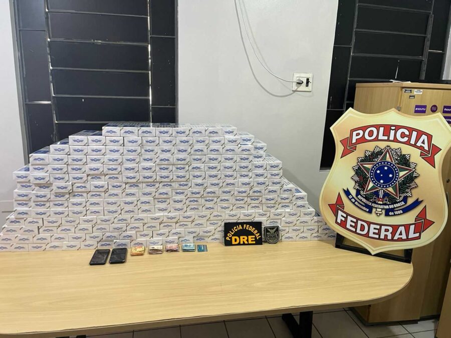 Polícia Federal apreende grande quantidade de cigarros contrabandeados no Acre