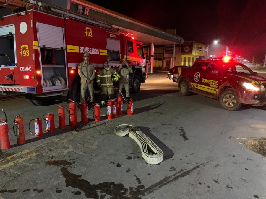 Em Sena Madureira, Bombeiros são acionados para conter incêndios em dois estabelecimentos