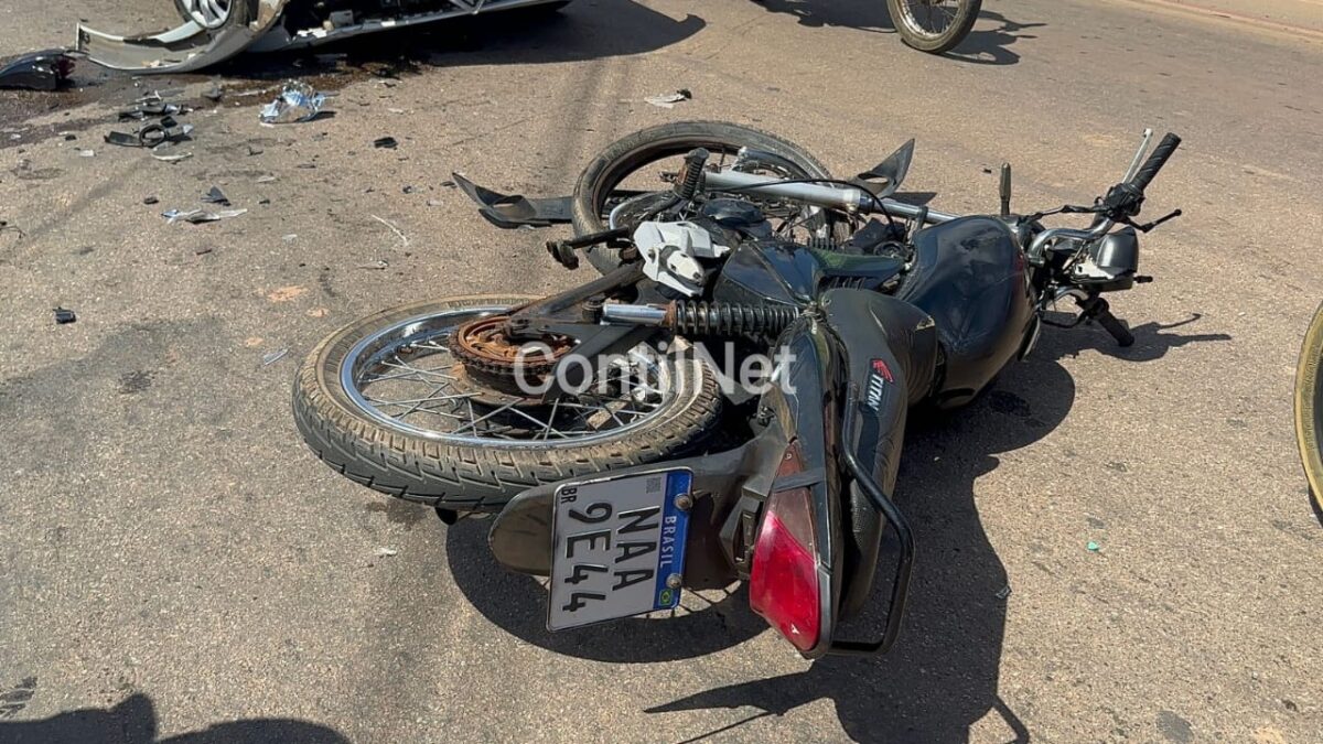 Motociclista morre após invadir pista contrária e bater de frente com veículo na Baixada da Sobral