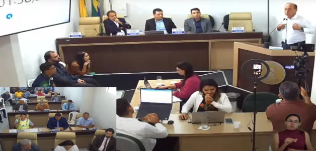 Prefeito de Rio Branco disse que não irá assumir o programa 'Ruas do Povo' — Foto: Reprodução/Câmara Municipal de Rio Branco