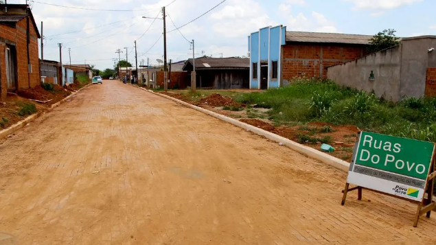 Programa Ruas do Povo prometia pavimentar todas as ruas do estado — Foto: Gleilson Miranda/Arquivo Secom
